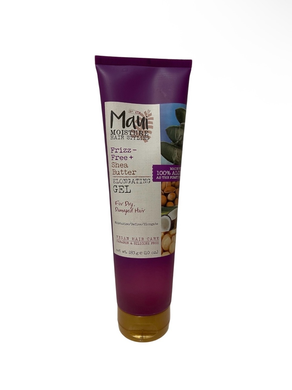 Maui Moisture Frizz-Free Shea Butter Elongating Gel for Dry Hair 10 oz - NWT **
